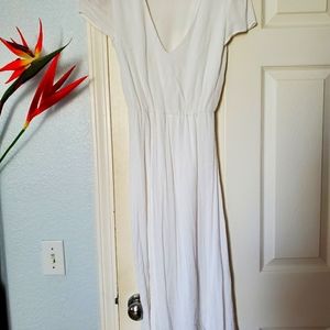 Wayf white midi dress - xs